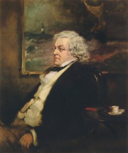 William Makepeace Thackeray 1811-1863, c1850, 1942. alkotó: Sir John Gilbert