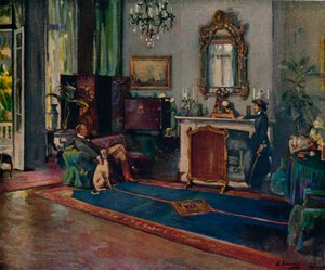 Az agár, 1910, 1914 alkotó: Sir John Lavery