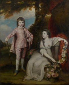George Capel, Malden vikomt 1757-1839 és Lady Elizabeth Capel 1755-1834, 1768.
