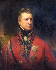 Sir Thomas Picton altábornagy, brit katona portréja, 1815.