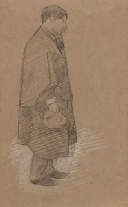 Conder Károly portréja alkotó: Sir William Rothenstein