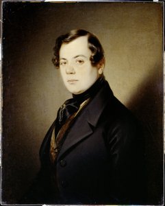 Vlagyimir Grigorjevics Benediktov (1807-1873) költő portréja (Vlagyimir G. Benediktov költő portréja) - Peinture de Sandor Kozina (1808-1873), huile sur toile (67x54 cm), 1840 körül - A. Puskin Emlékmúzeum, St. . Petersburg (Oroszország) alkotó: Sándor Kozina
