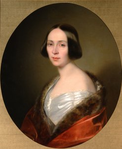 Luise Trofimovna Golicina grófnő portréja 1810-1887, született Baranova, 1840-es évek eleje