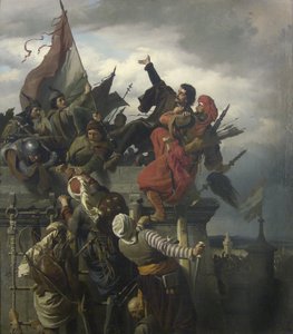Dugovics Titusz önfeláldozása, 1859