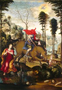 Szent György és a Sárkány, valószínűleg 1518.