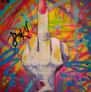 Graffiti: Középső ujj