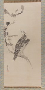 Hawks Taka zu, 17. század közepe. alkotó: Soga Nichokuan
