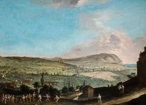Olasz táj, 1750-1800. alkotó: Soloman Delane