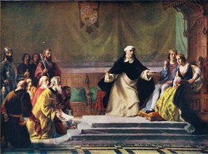 A zsidók kiűzése Spanyolországból, Hutchinson nemzetek történelméből (színes litho)