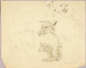 Tehenek alkotó: Solon H. Borglum