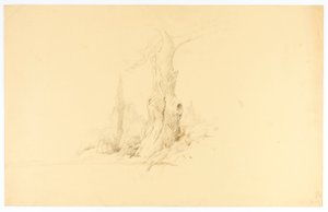 Holtfa és csikó legeltetés alkotó: Solon H. Borglum