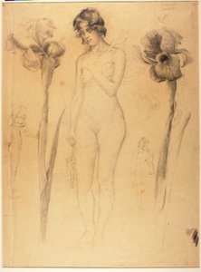 Akt és Iris alkotó: Solon H. Borglum