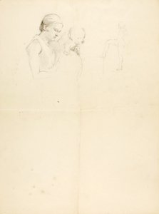 Nő és kutya alkotó: Solon H. Borglum