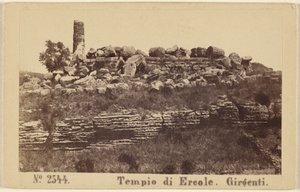 Herkules temploma. Girgenti.