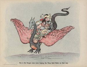 Illusztráció a Három bátor kisbaba további tetteihez (színes litográfia)
