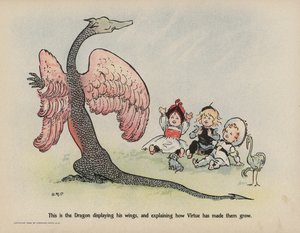 Illusztráció a Három bátor kisbaba további tetteihez (színes litográfia)