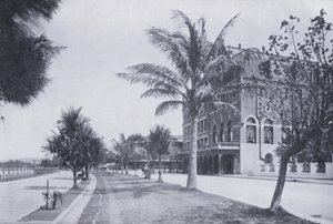 Esplanade, a Marine Hotel bemutatásával, Durban (f/w fotó) alkotó: South African Photographer