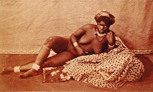 Egy Kleopátra Zulu, 1880 körül (albumnyomat)
