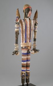 Rambaramp Effigy figura, készült Malakulában, Vanuatuban alkotó: South Pacific