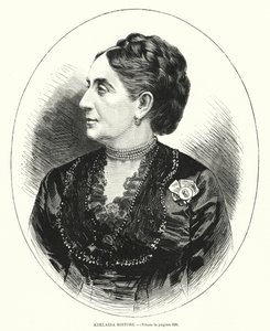 Adelaide Ristori, olasz színésznő (litho) alkotó: Spanish School