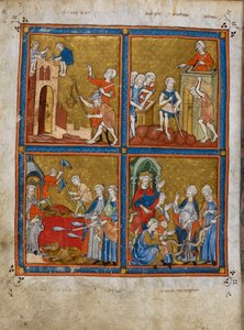 Fáraó városainak építése; az izraeliták rabsága; a vér pestis; Aaron kígyója lenyel két másikat alkotó: Spanish School