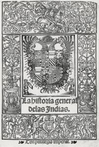 Előlap az Indiák általános történetéből alkotó: Spanish School