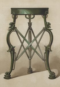 Római bronz állvány (chromolitho) alkotó: Spanish School