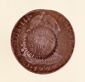 Ezüst érme (8 real) Spanyolországból: III. Károly uralkodása (1759-1788). 1777 1787-es ellenjelzéssel. Átm. 3,9 cm Nápoly, museo archeologico alkotó: Spanish School