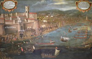 A mórok kiűzése (olaj, vászon) alkotó: Spanish School