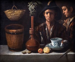 A fiatal kereskedők alkotó: Spanish School