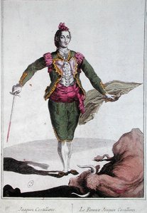 Az ünnepelt Toreador, Joaquin Rodriguez „Costillares” (1748-1800) (színes litó) alkotó: Spanish School