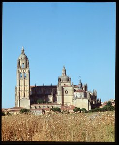 Kilátás a katedrálisra alkotó: Spanish School
