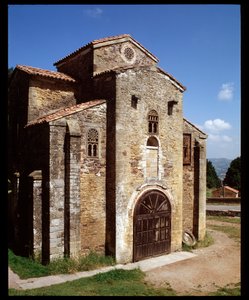Kilátás a templomra (848) alkotó: Spanish School