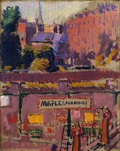 Egy ablakból Hampsteadben, 1911 alkotó: Spencer Frederick Gore