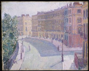 Mornington Crescent, 1910-11 alkotó: Spencer Frederick Gore