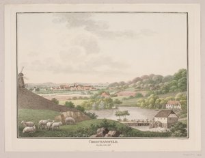 Christiansfeld, a keleti oldalról