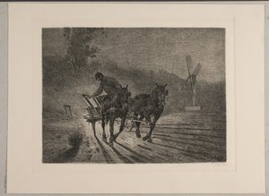 Munka teherautó. Este alkotó: Søren Lund