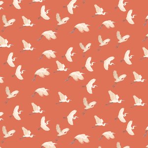 Egrets minta II, 2022 (grafitceruza és digitális) alkotó: Stacy Hsu