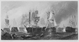 A trafalgari csata, a Vernon Gallery képéről