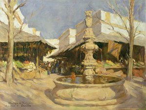 Sevilla szuvenírje alkotó: Stanhope Alexander Forbes