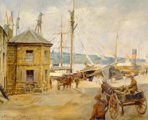 A kikötői hivatal, Penzance alkotó: Stanhope Alexander Forbes