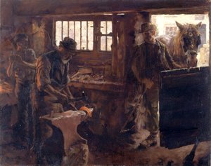 A kis kovácsműhely alkotó: Stanhope Alexander Forbes