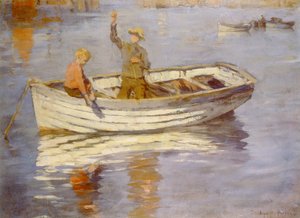 Fiatal halászok (olaj) alkotó: Stanhope Alexander Forbes