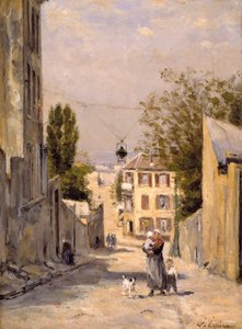 A Rue de Norvins, Montmartre