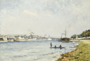 A Szajna Passy-nál, 1880 körül (olaj, vászon)