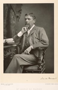 George du Maurier (1834-96), művész, karikaturista és regényíró, portréfotó