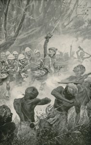 Felvidéki töltet az amoafuli csatában alkotó: Stanley L. Wood