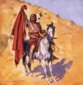A takaró indián alkotó: Stanley L. Wood