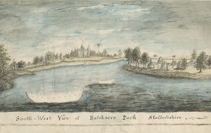 Batchacre Park: színezett rajz, nd [?XIX. század]