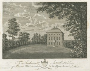 Bescot Hall: metszet, és [19. század vége] alkotó: Stebbing Shaw